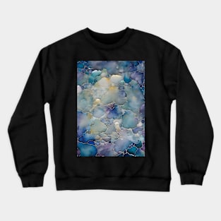 Shades of blue and purple Crewneck Sweatshirt